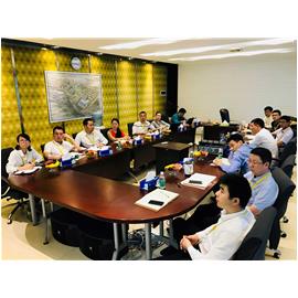 东莞市百分百建设工程有限公司顺利召开2018第一季度经营分析会